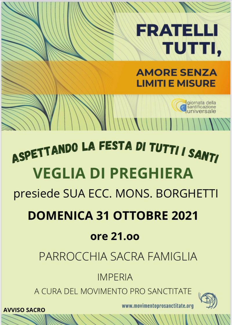 Veglia Sanctitate